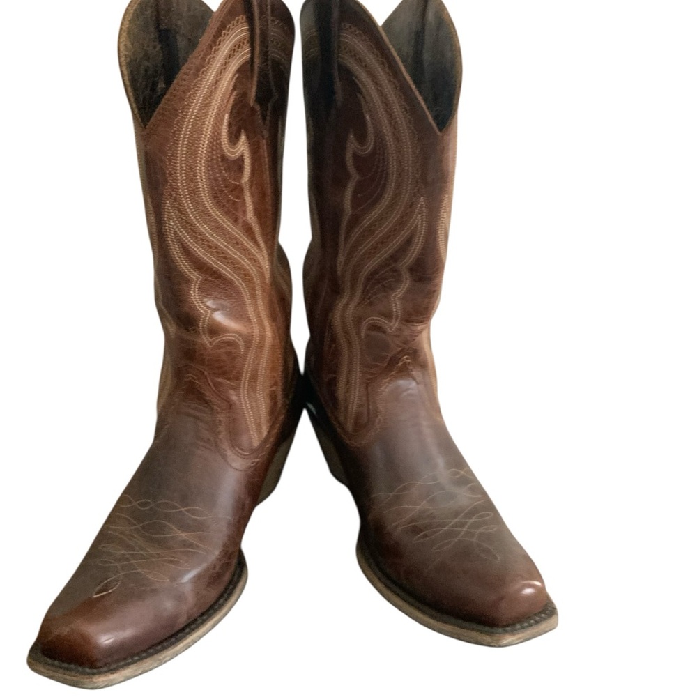 Ariat Lively Cowboy Boots Womens  Size 9M Leather Square Toe 10016357